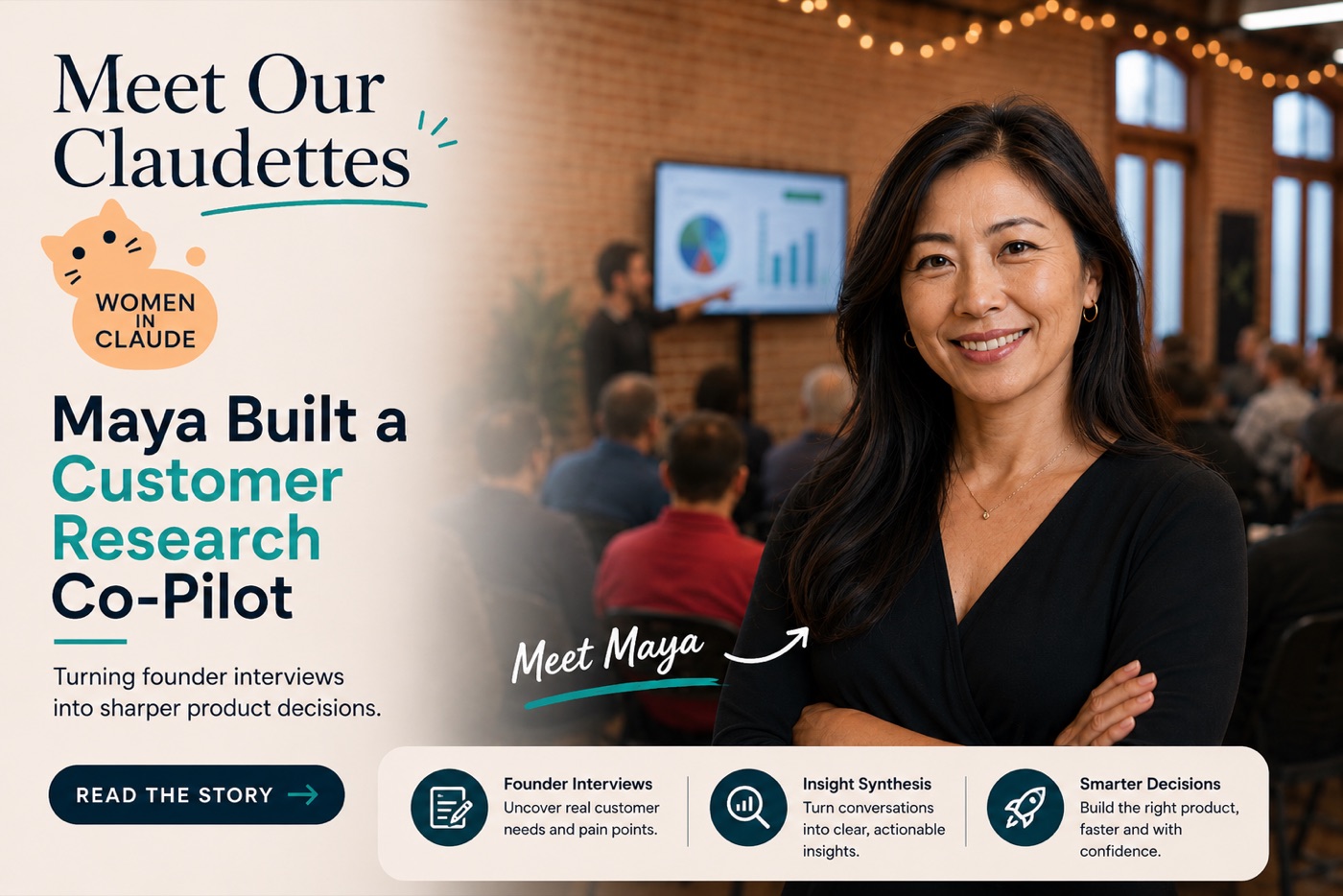 Maya built a customer research co-pilot with Claude