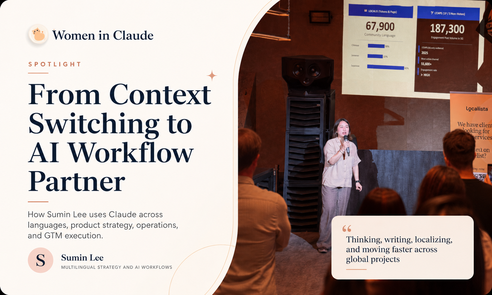 Sumin Lee built a multilingual Claude workflow partner